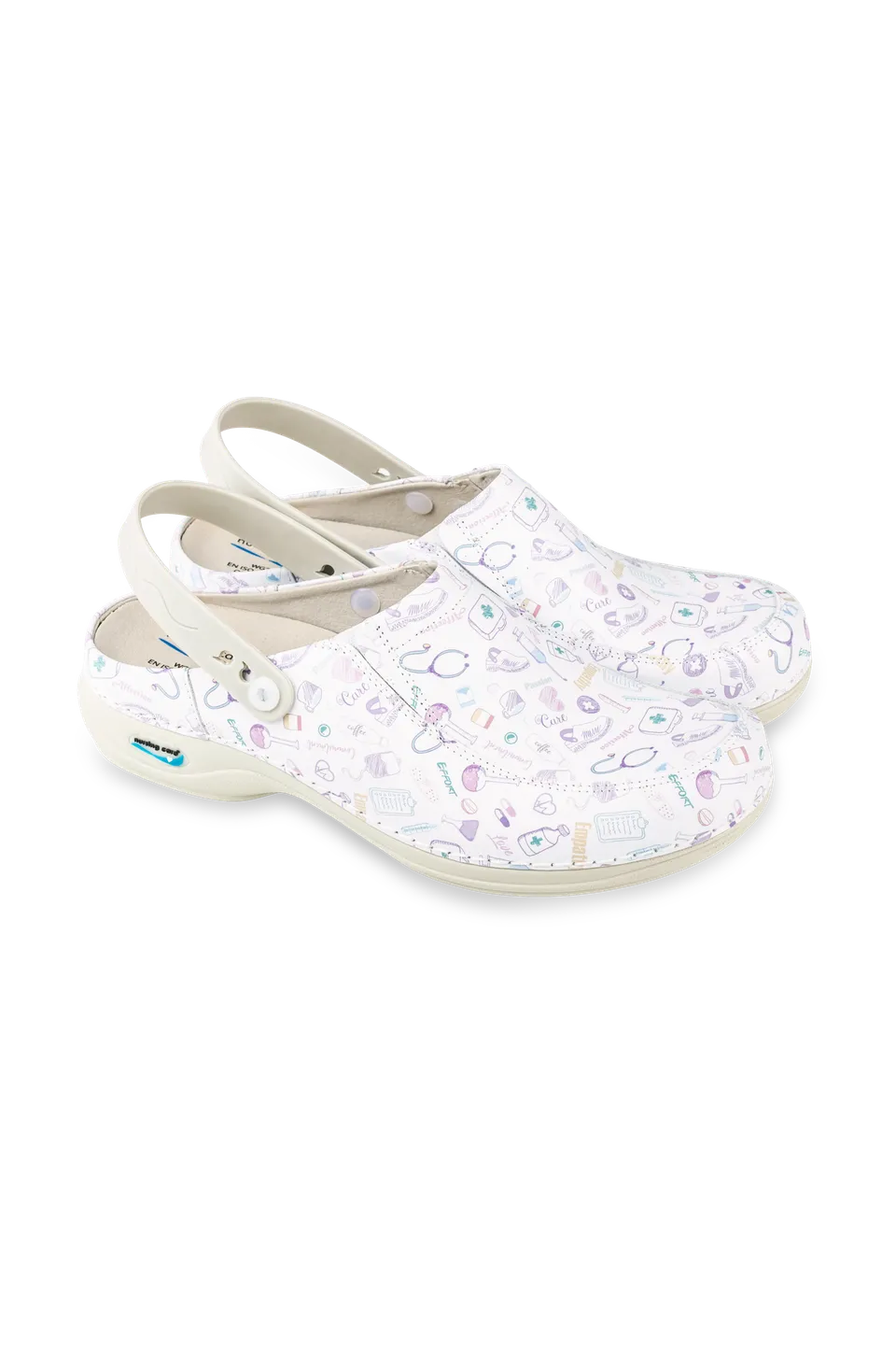 Enfermania Calzado Care Collection sabots cuir 38 imprimé