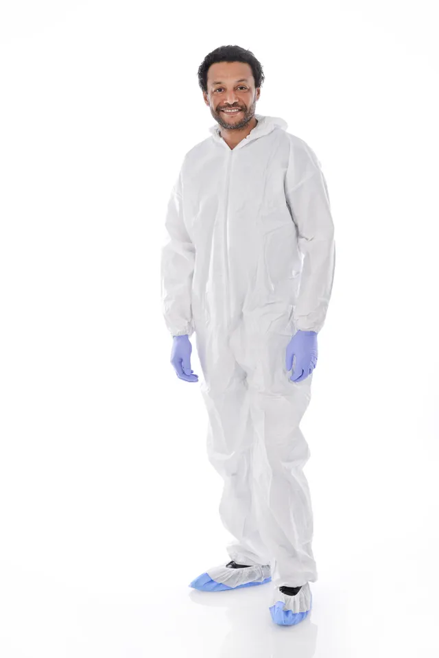 Lion Haircare Coverall Suits 60056 combinaison jetable capuche