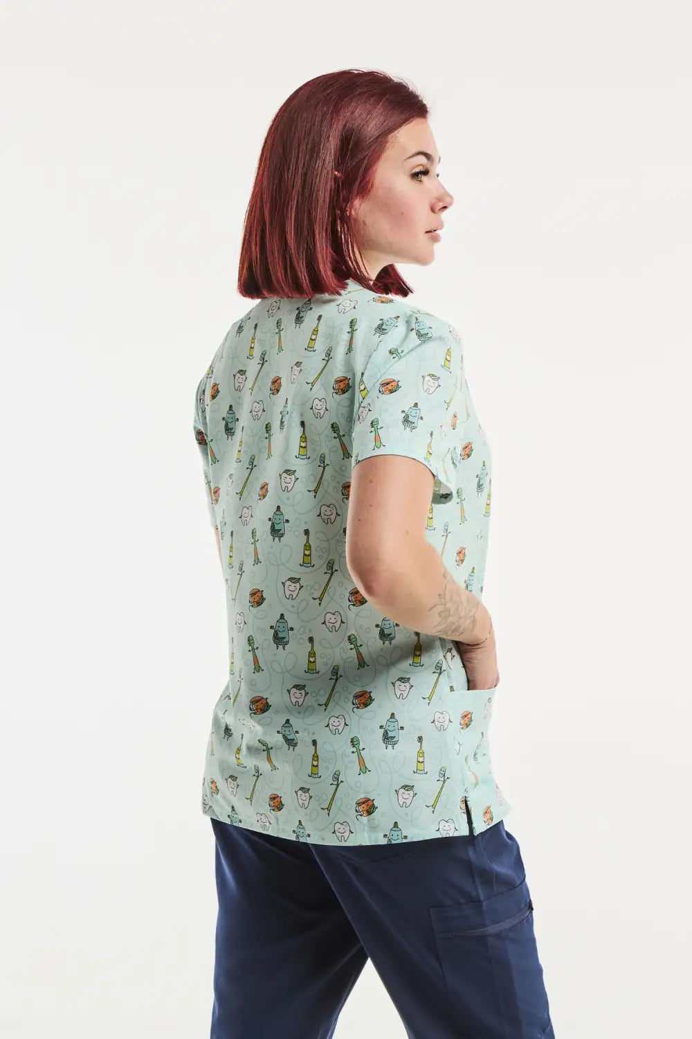 Aelin Paris Brosse Party tunique médicale femme stretch
