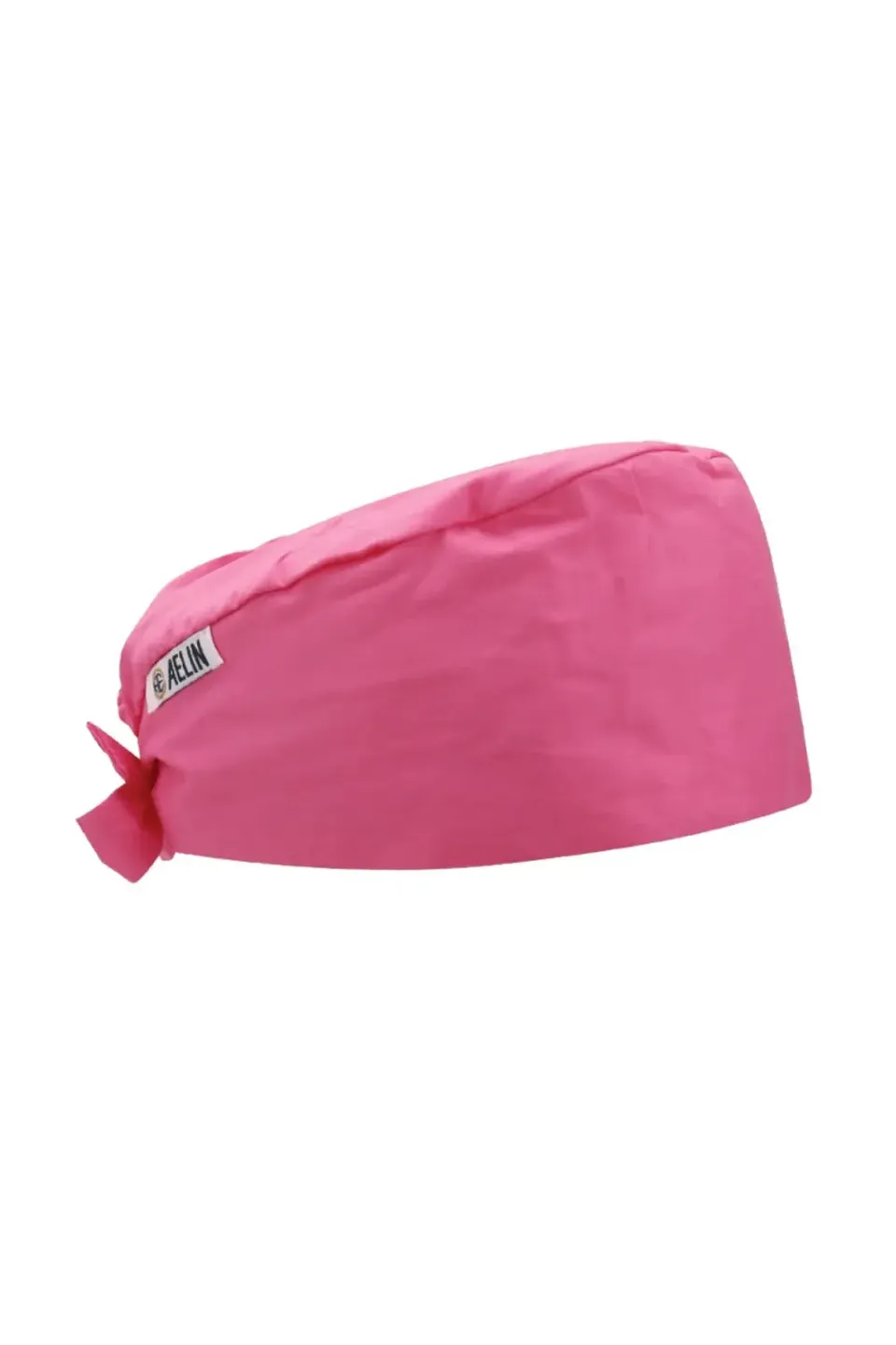 Aelin Paris calot médical rose cheveux courts coton
