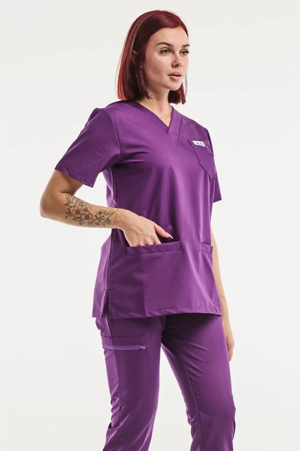 Aelin Slimfit NEW tunique médicale violet