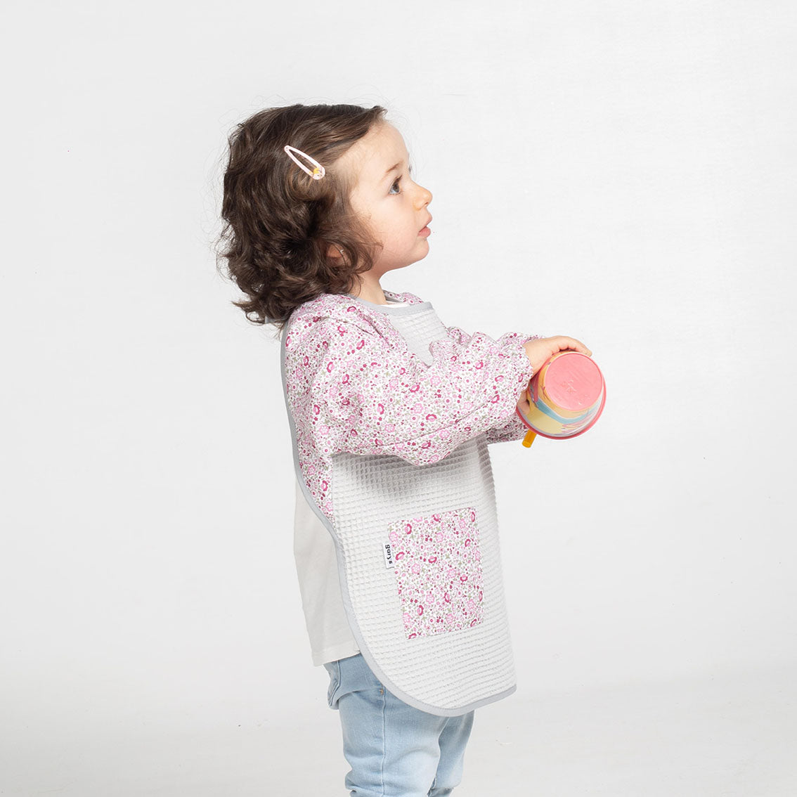 GARY'S Children Bavette Primavera Blouse Gris Perle