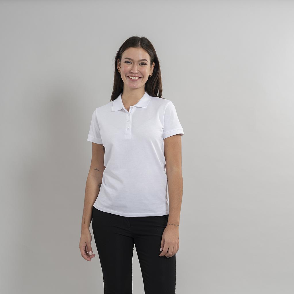 Gary's Olite polo femme noir piqué coton