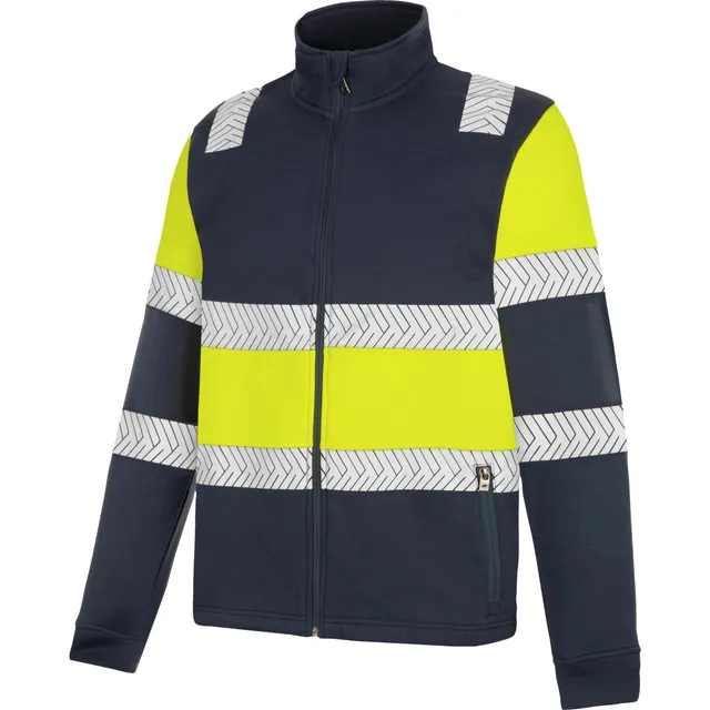 Würth MODYF Fluo One sweat zippé haute visibilité jaune/marine S