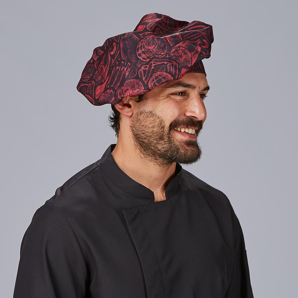 GARY'S Caps Gran Chef toque cuisine imprimé taille unique