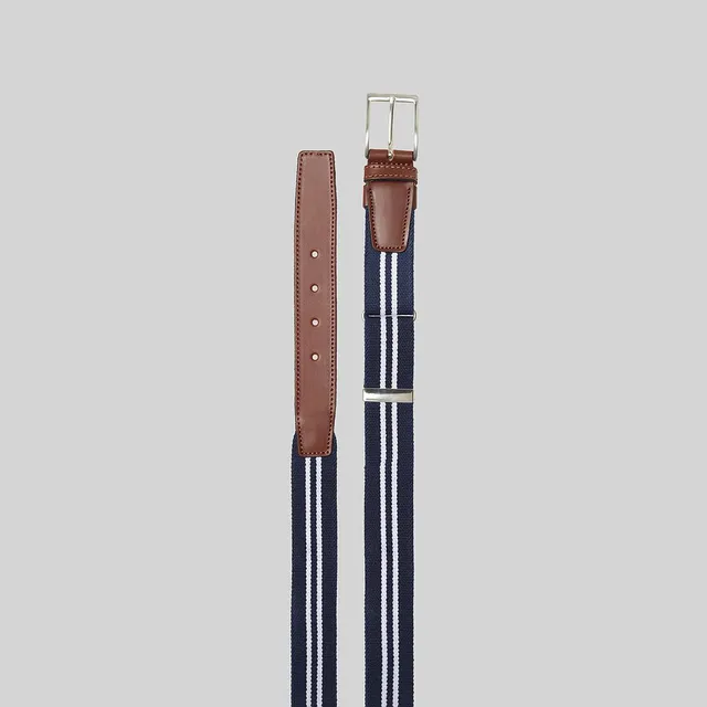 Gary's Add-Ons Belt Striped Band ceinture noire