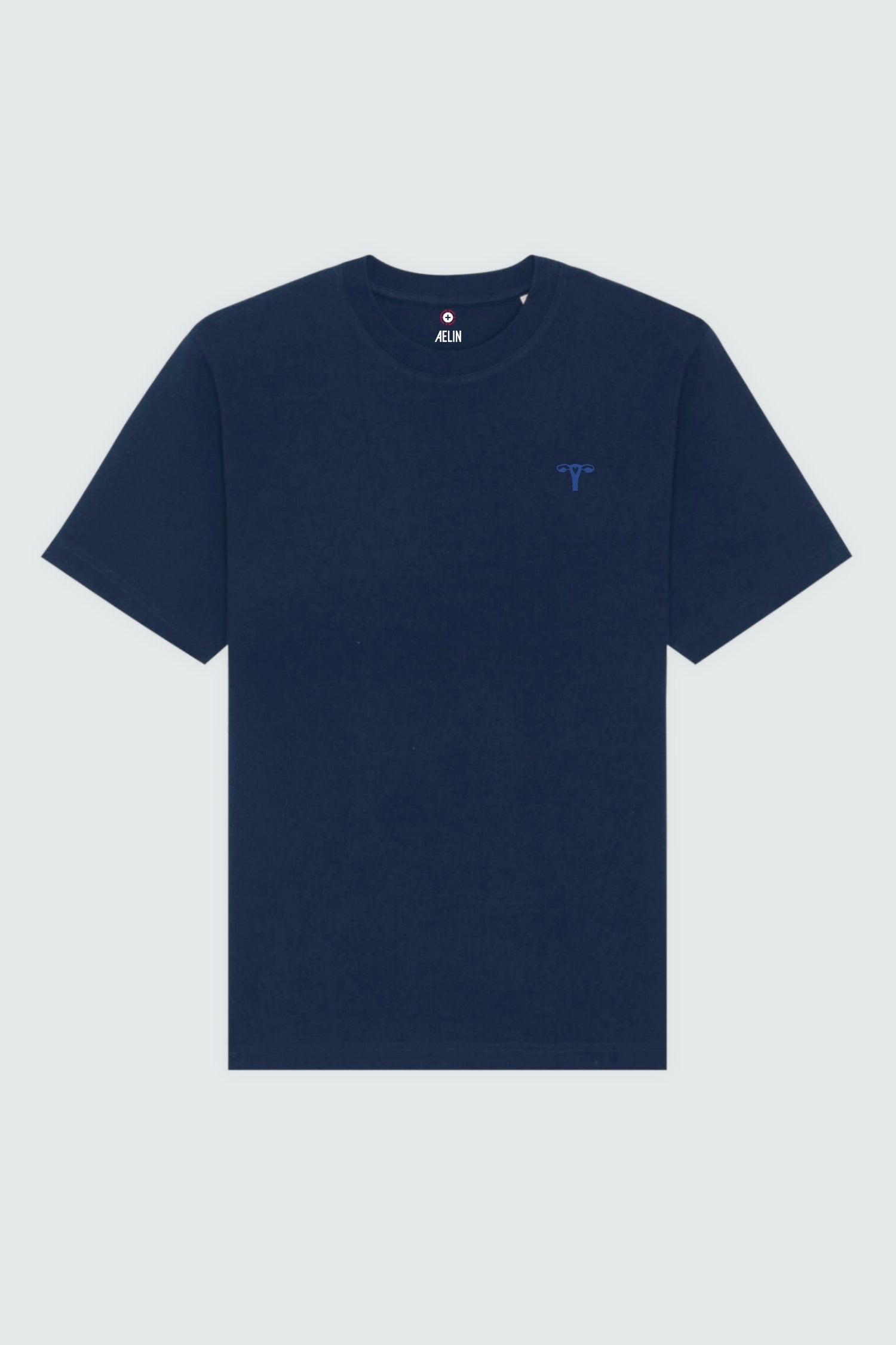 Aelin Slimfit New T-shirt médical gynécologie coton bio noir