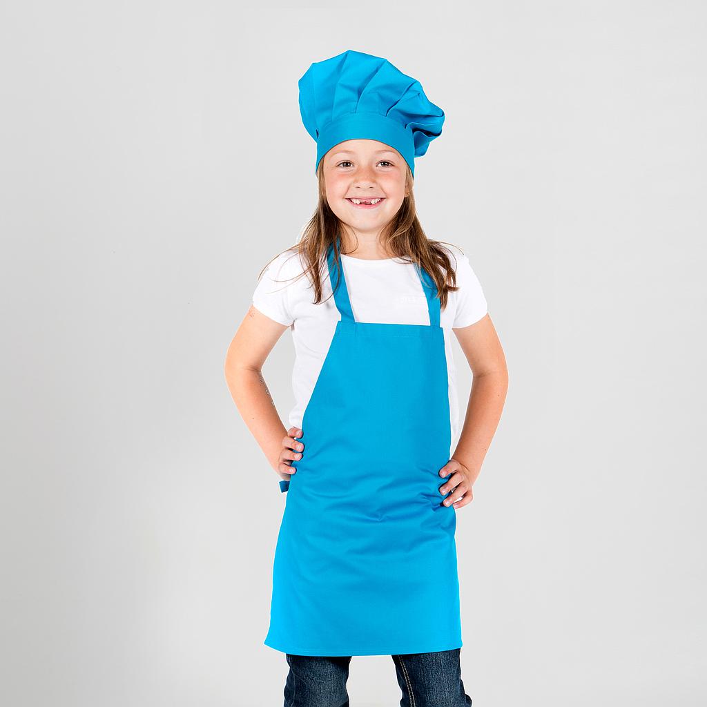 Gary's Children tablier enfant bavette turquoise sans poche
