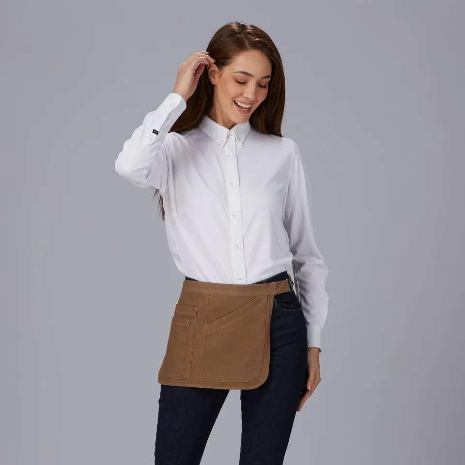 Gary's Dubai demi-tablier denim marron 28x39 cm
