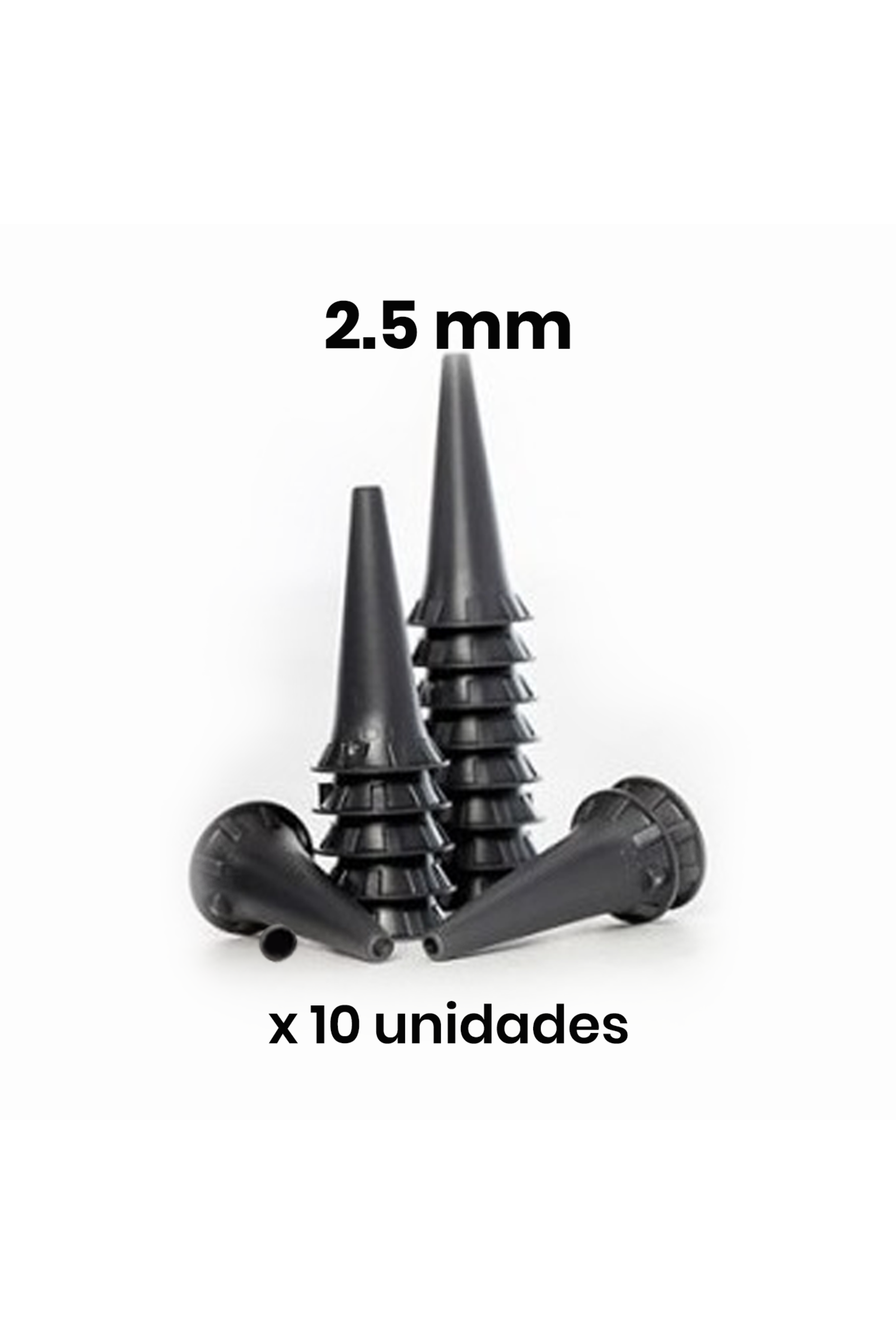 Enfermania Instrumental Cônes Otoscope 2,5 mm pack 10 usage unique