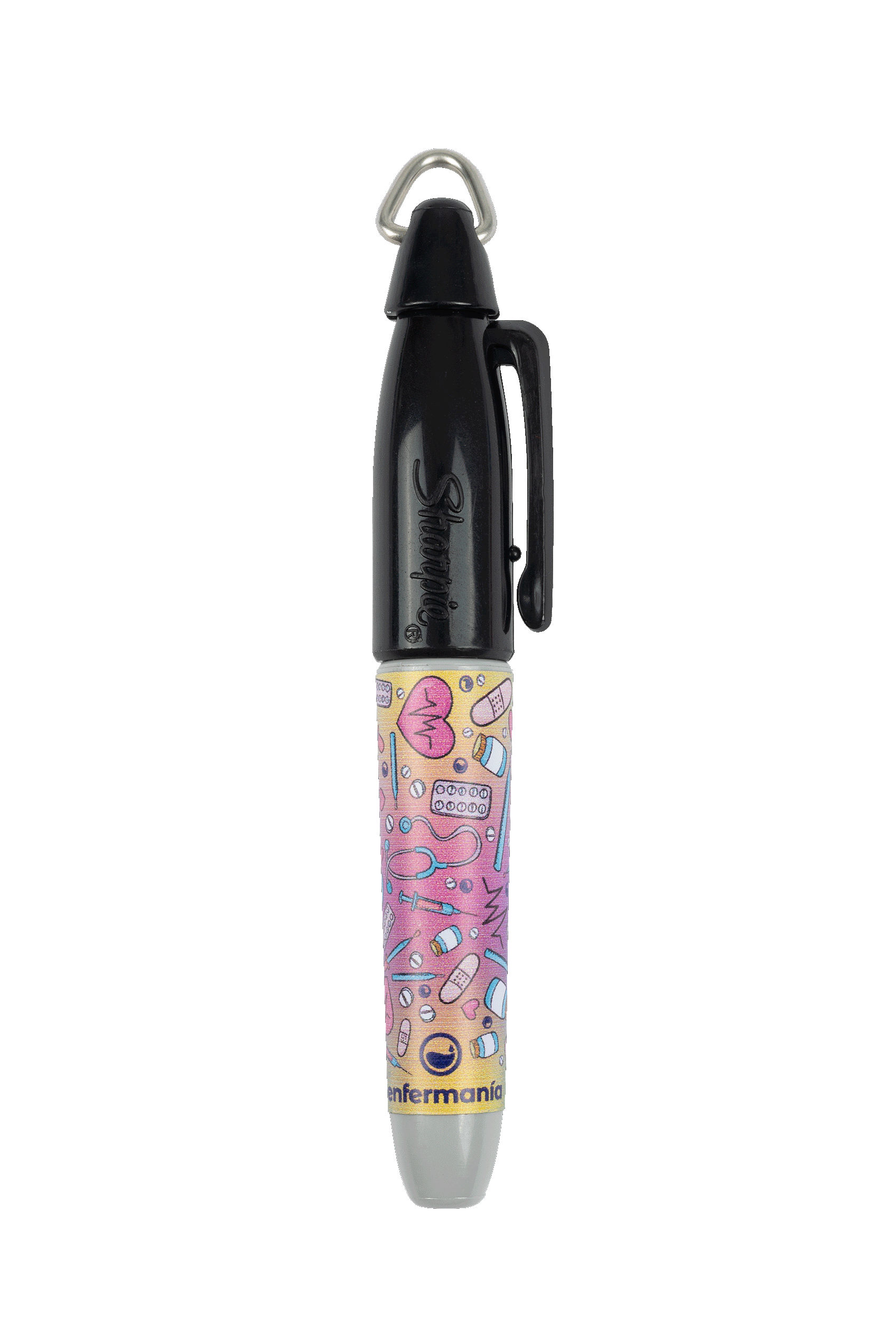 Enfermania Papelería Sharpie mini marqueur noir 9cm