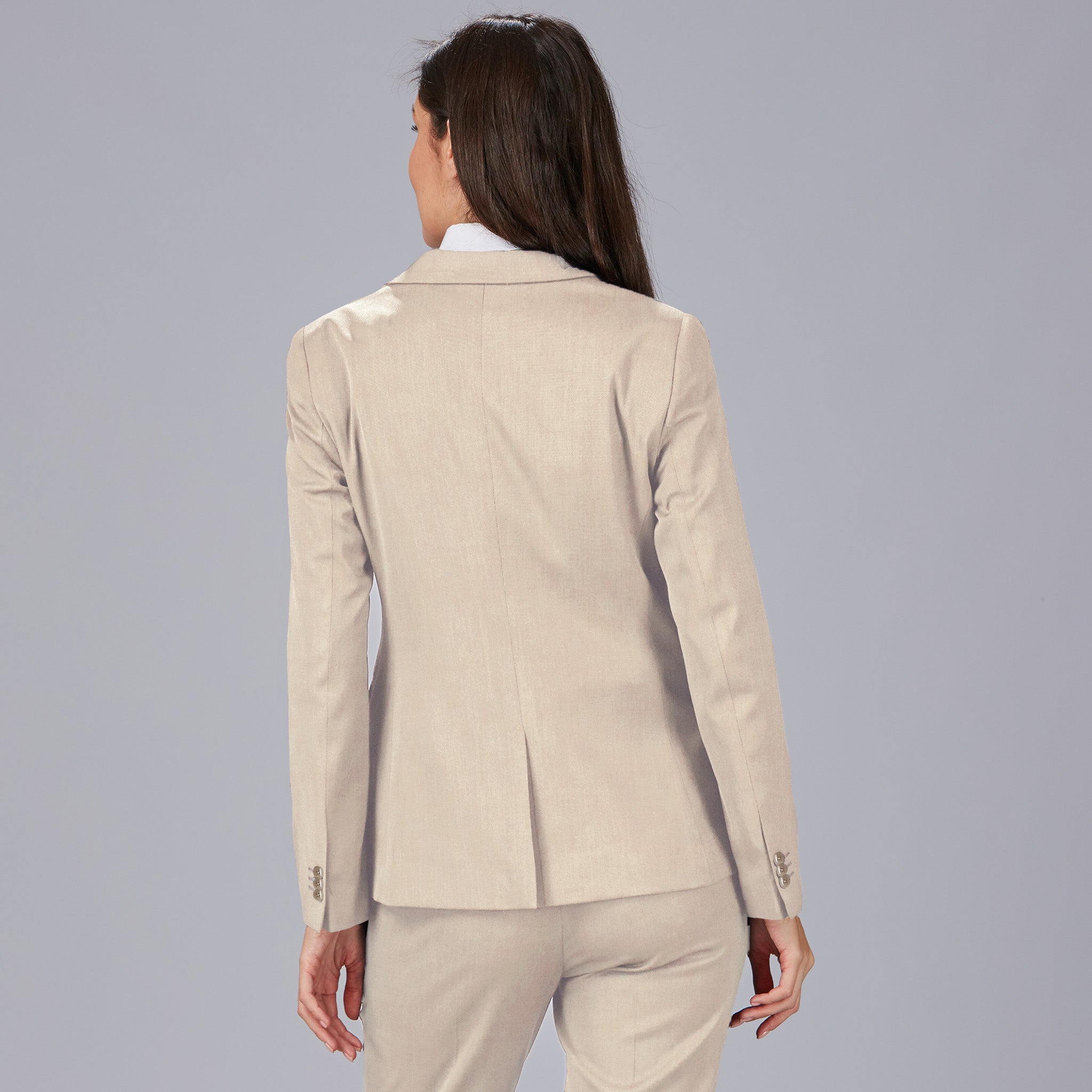 GARY'S Taffora Blazer Femme Noir 2 Boutons Stretch