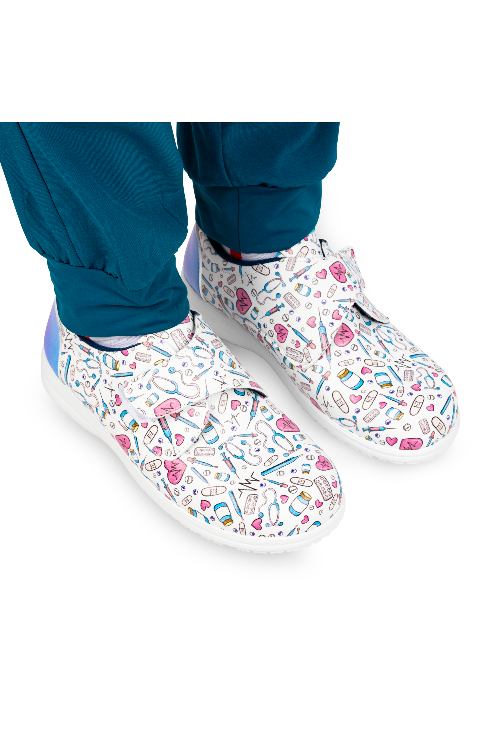 Enfermania Colorful chaussure vegan velcro infirmière