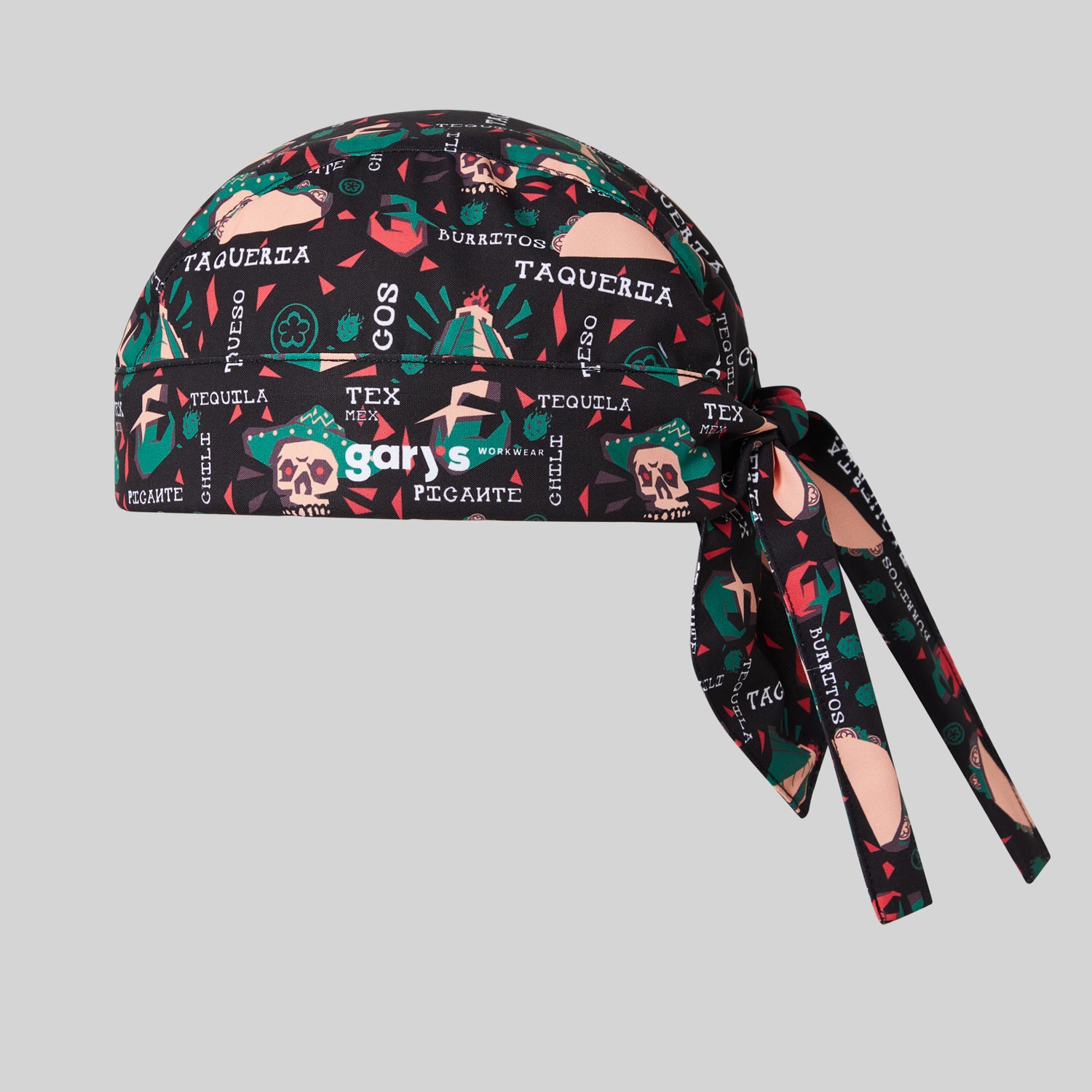Gary's Caps bandana pirate microfibre imprimé bœuf