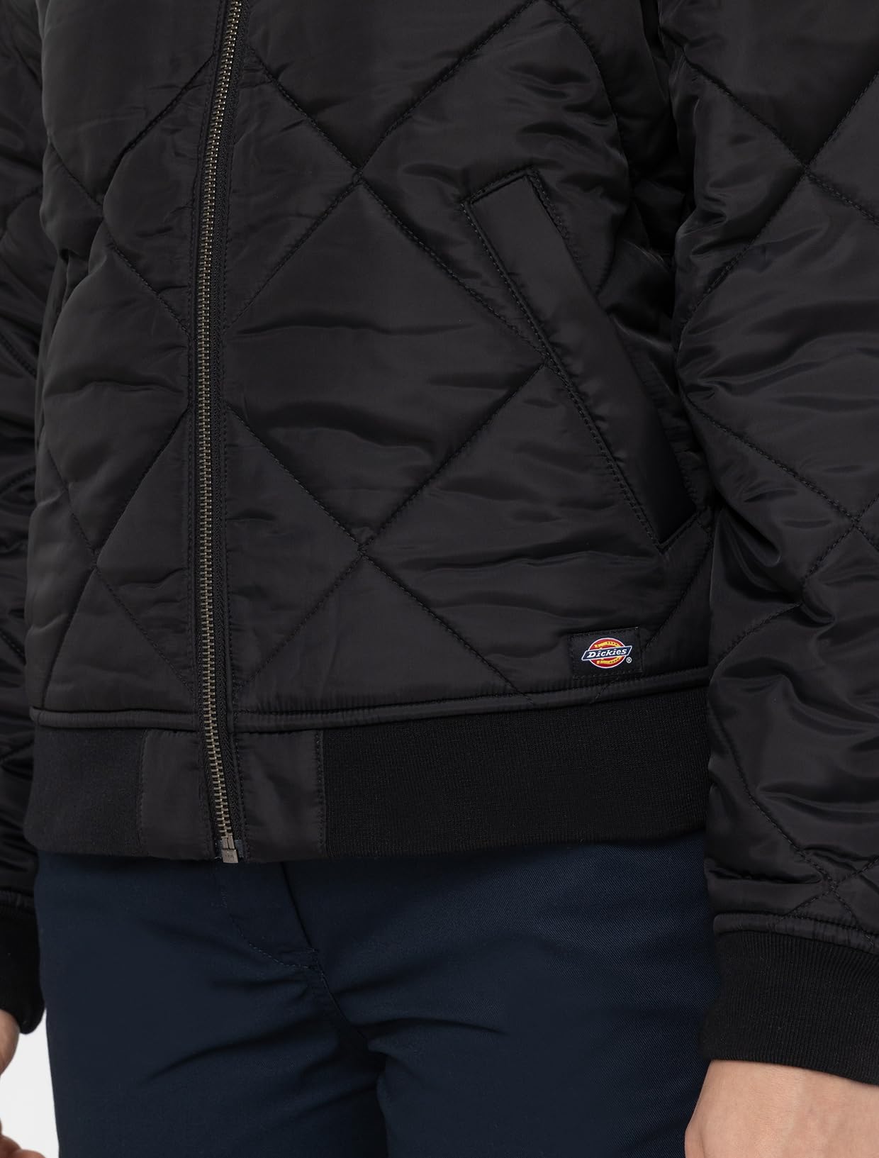 Dickies Vestes Bomber Matelassé Femme Noir S