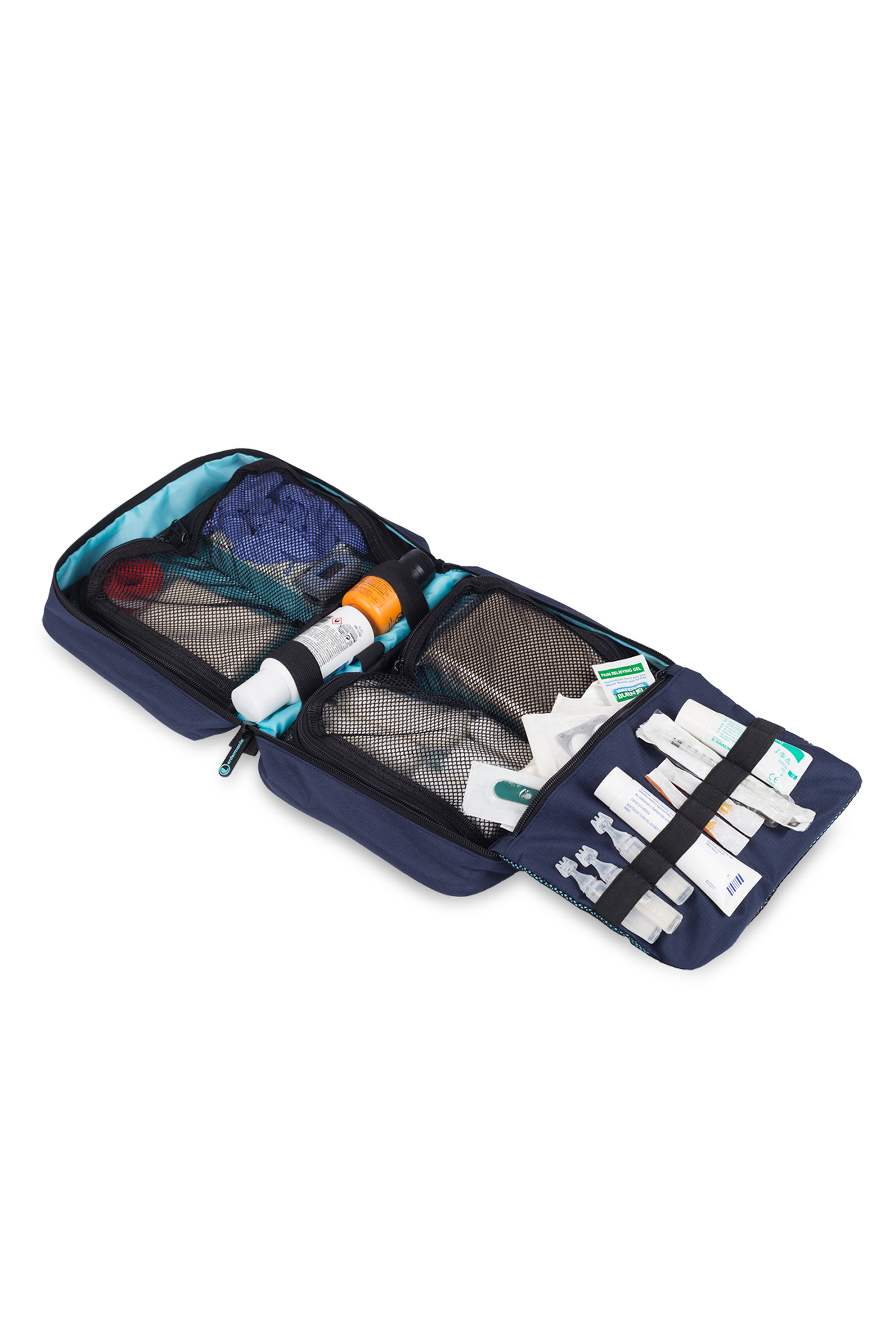 Enfermania trousse premiers secours bleue 3,78 L