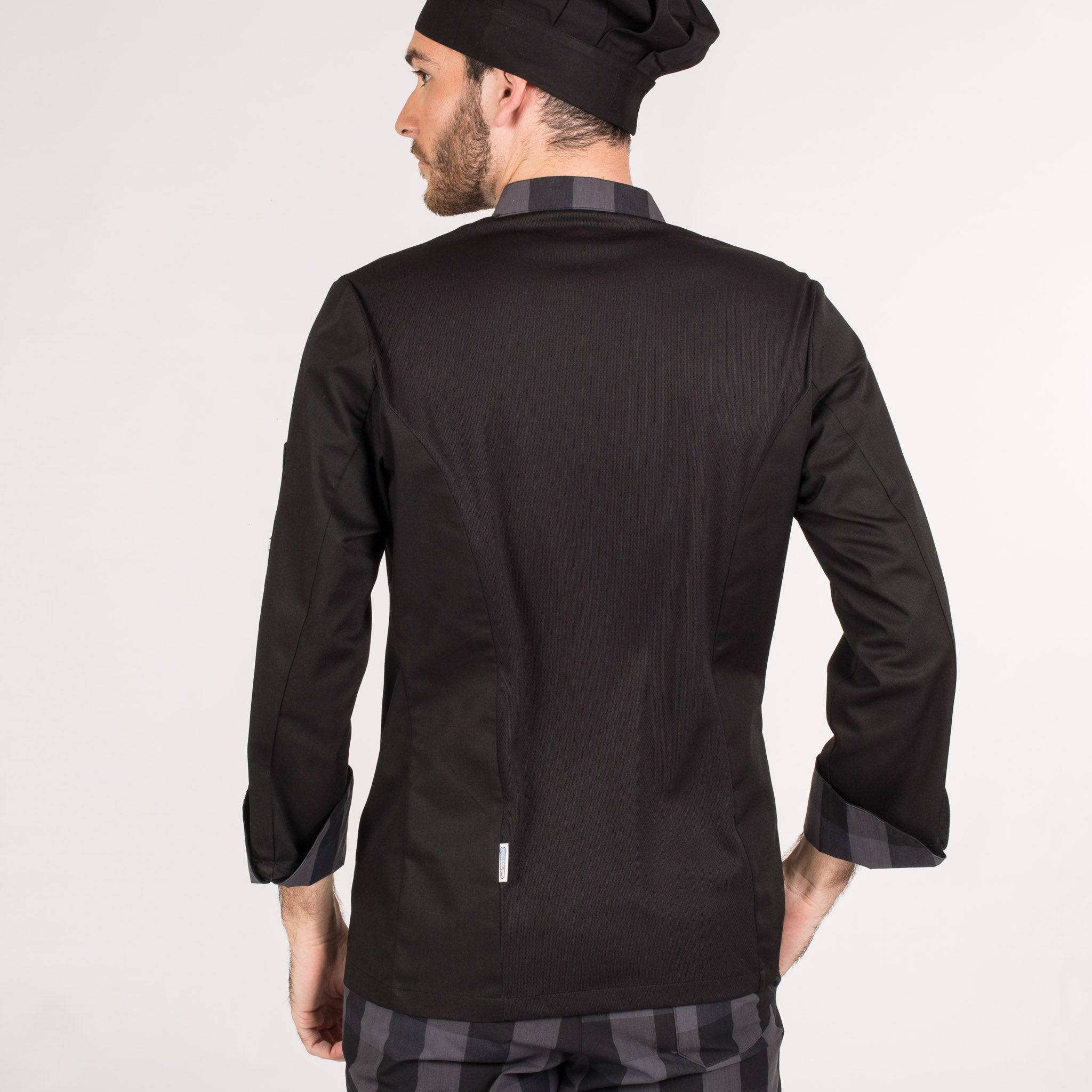 Gary's Aquiles Veste cuisine homme noire Coolmax