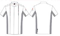 Gary's Chef Jackets veste cuisine Loki blanche unisexe