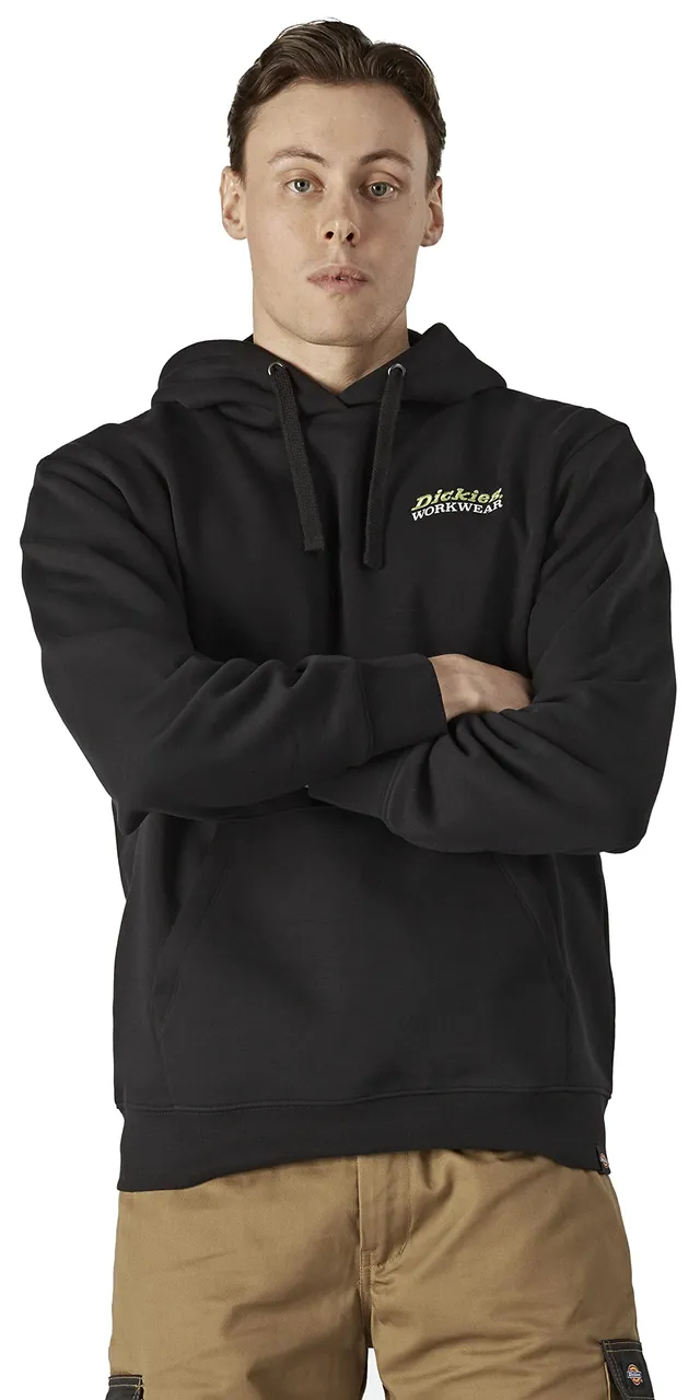 Dickies Stowe Sweat à Capuche Noir Coton Homme L