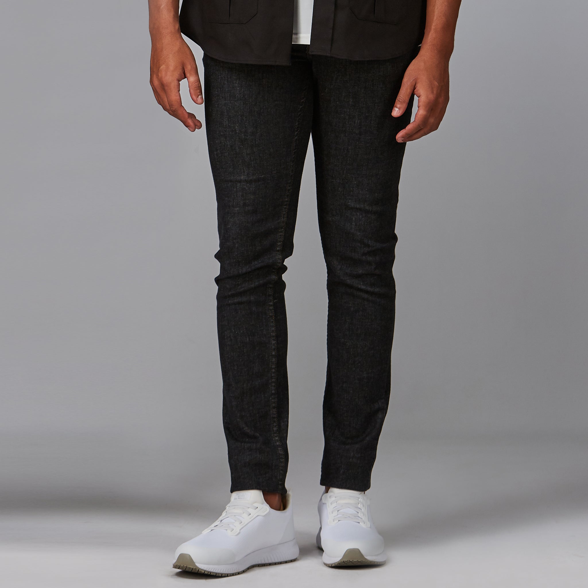 Gary's Pants Casdy pantalon denim homme noir stretch 46