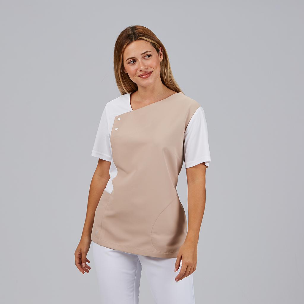 GARY'S Carlota blouse femme manches courtes microfibre noire