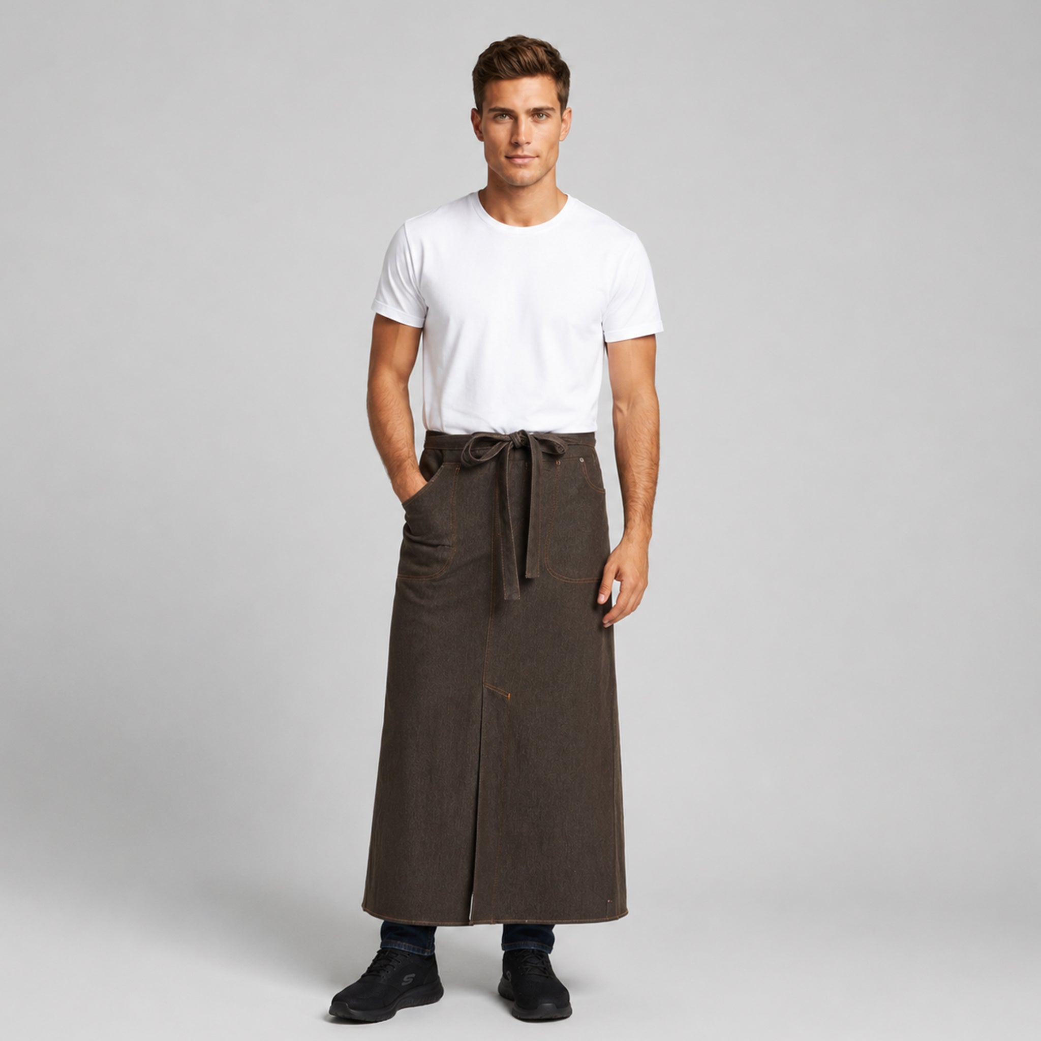 Gary's Sonora tablier bistrot denim noir 90x110 cm