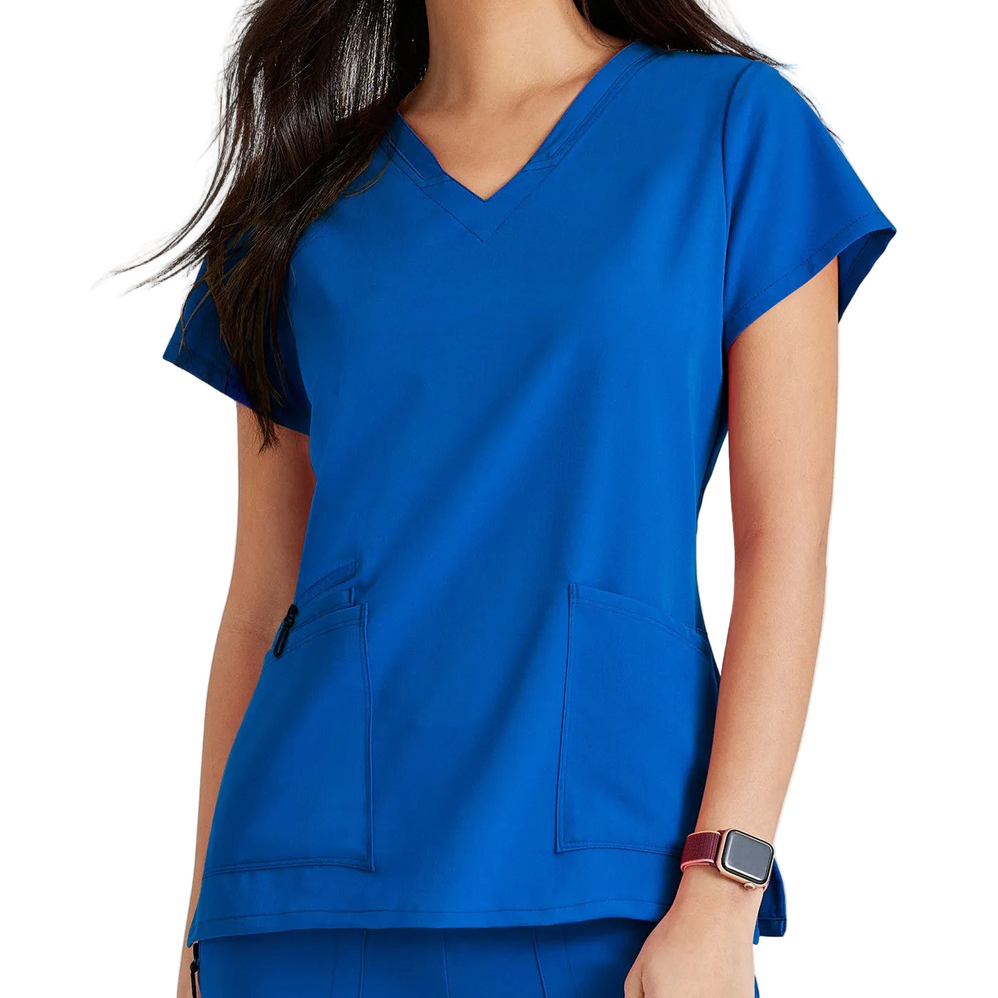 Grey’s Anatomy blouse femme Luxe360 col V 4 poches