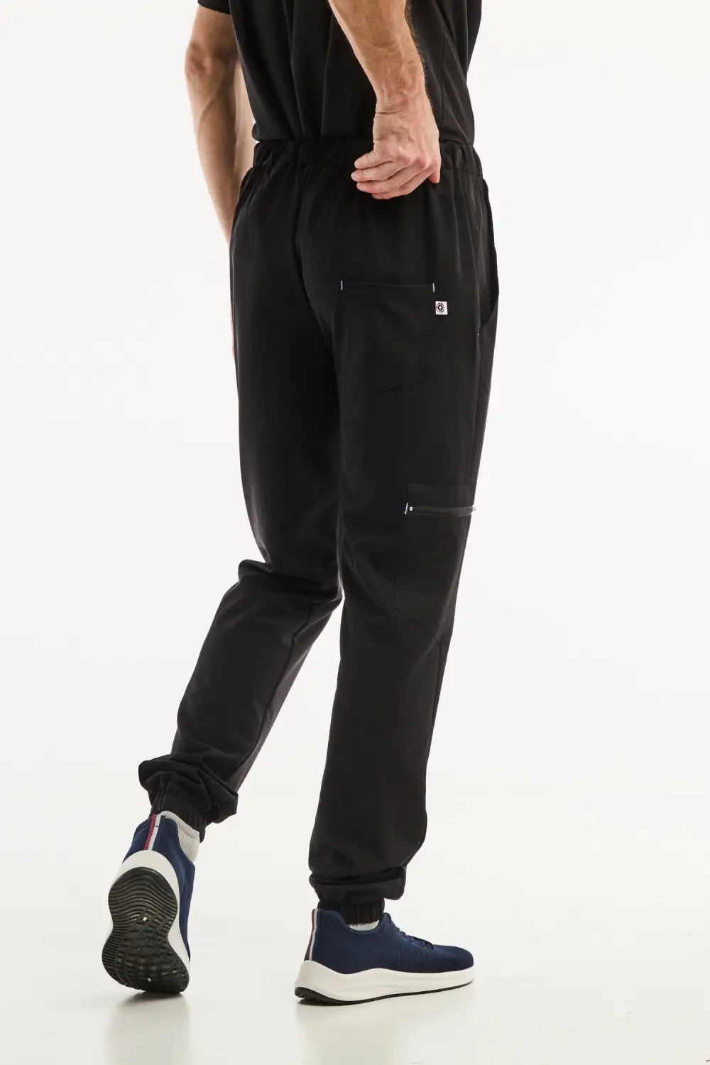 Aelin Slimfit NEW pantalon médical homme noir extensible