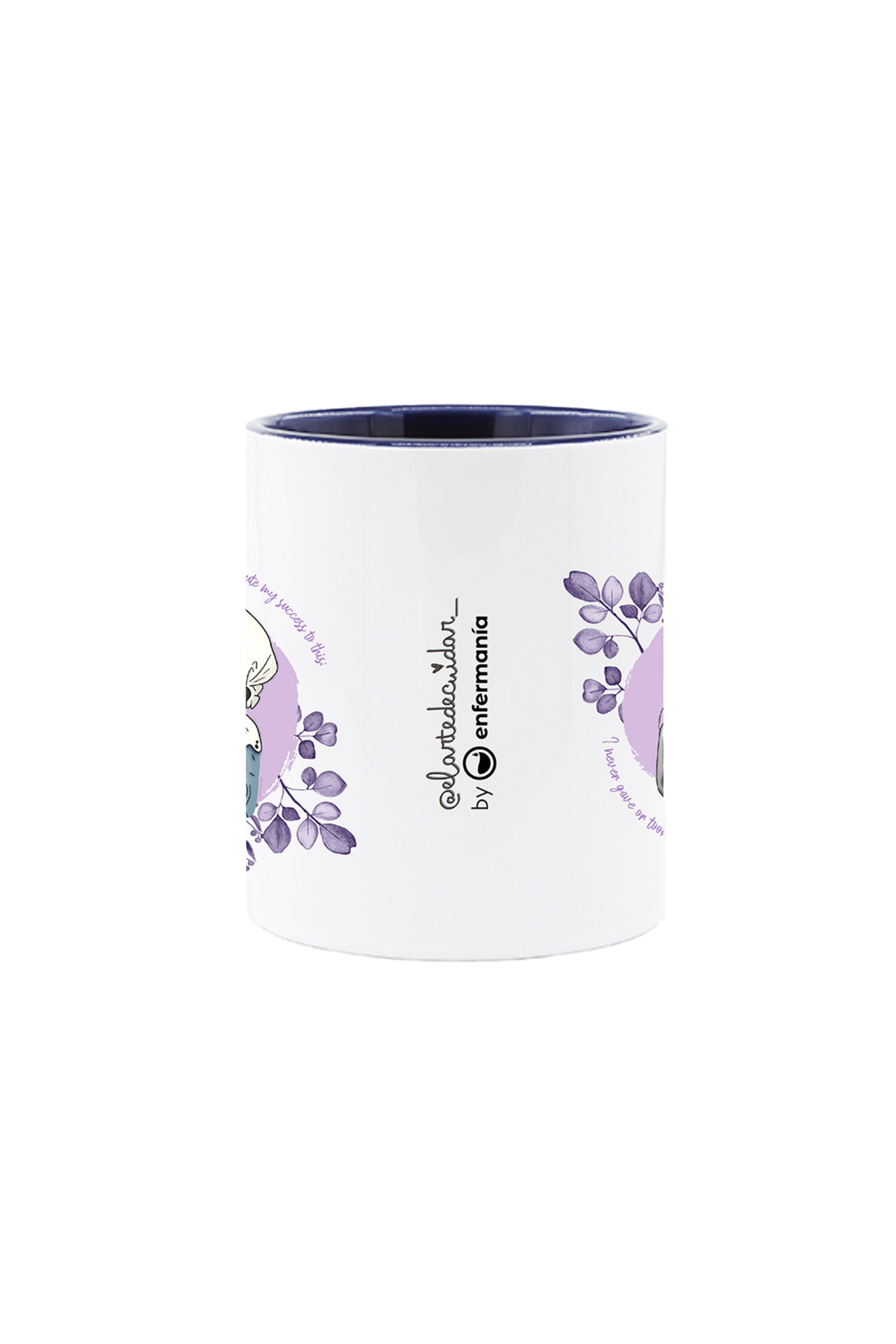 Enfermania Nightingale tasse céramique bleu marine 350 ml