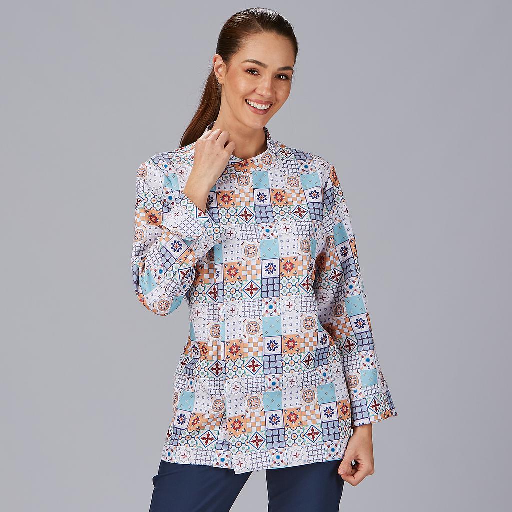 Gary's Vazquez veste de cuisine imprimé Alcachofa coton bio