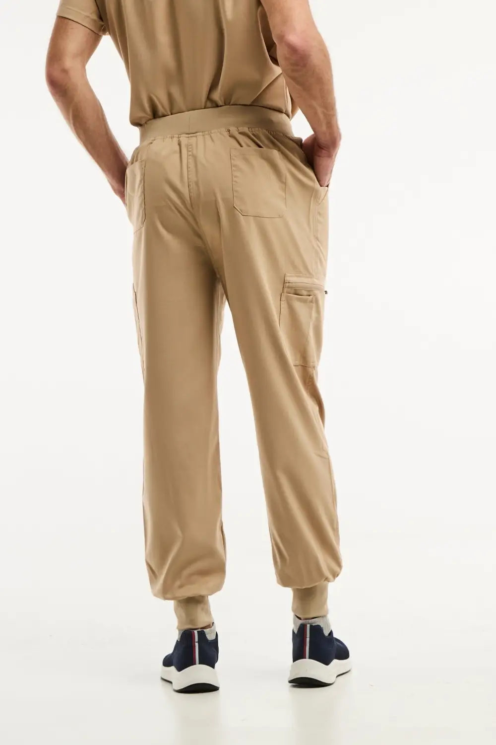 Aelin LUCA Jogger Pantalon médical beige clair homme