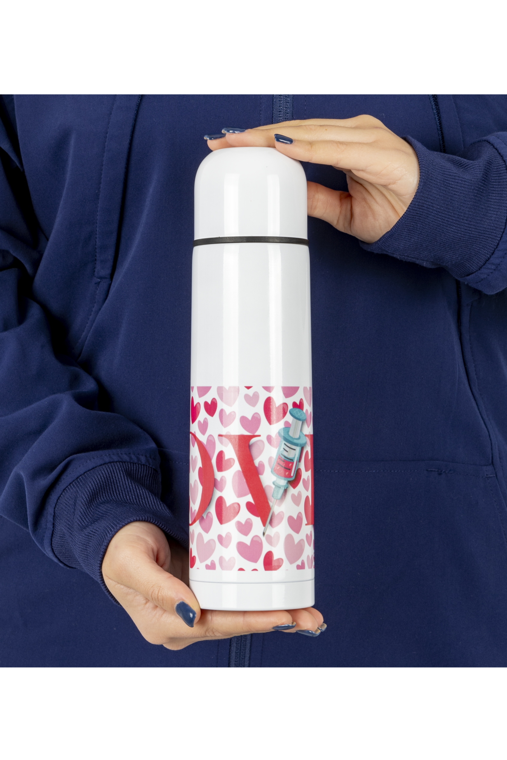 Enfermania Regalos Corazones gourde isotherme 500 ml