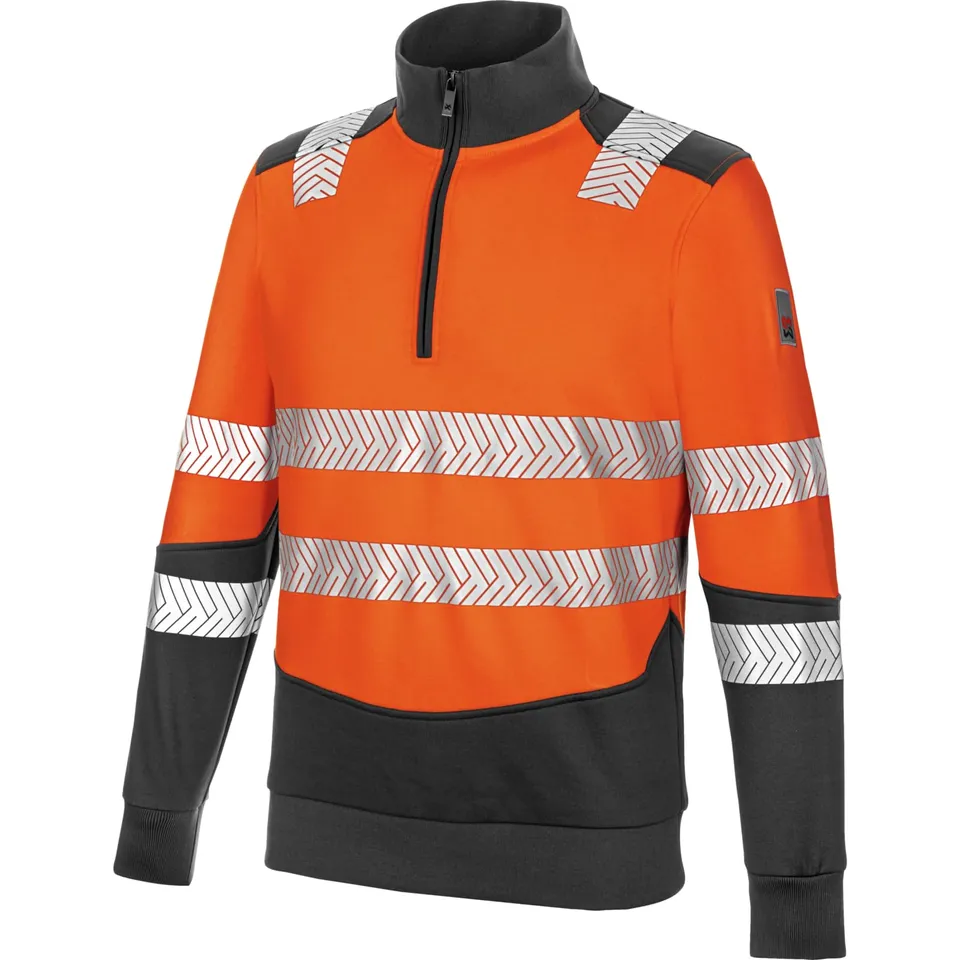 Würth MODYF Fluo sweat zippé haute visibilité orange taille M