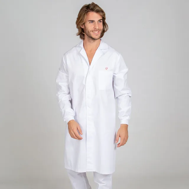 GARY'S blouse medicale blanche brodée XSS