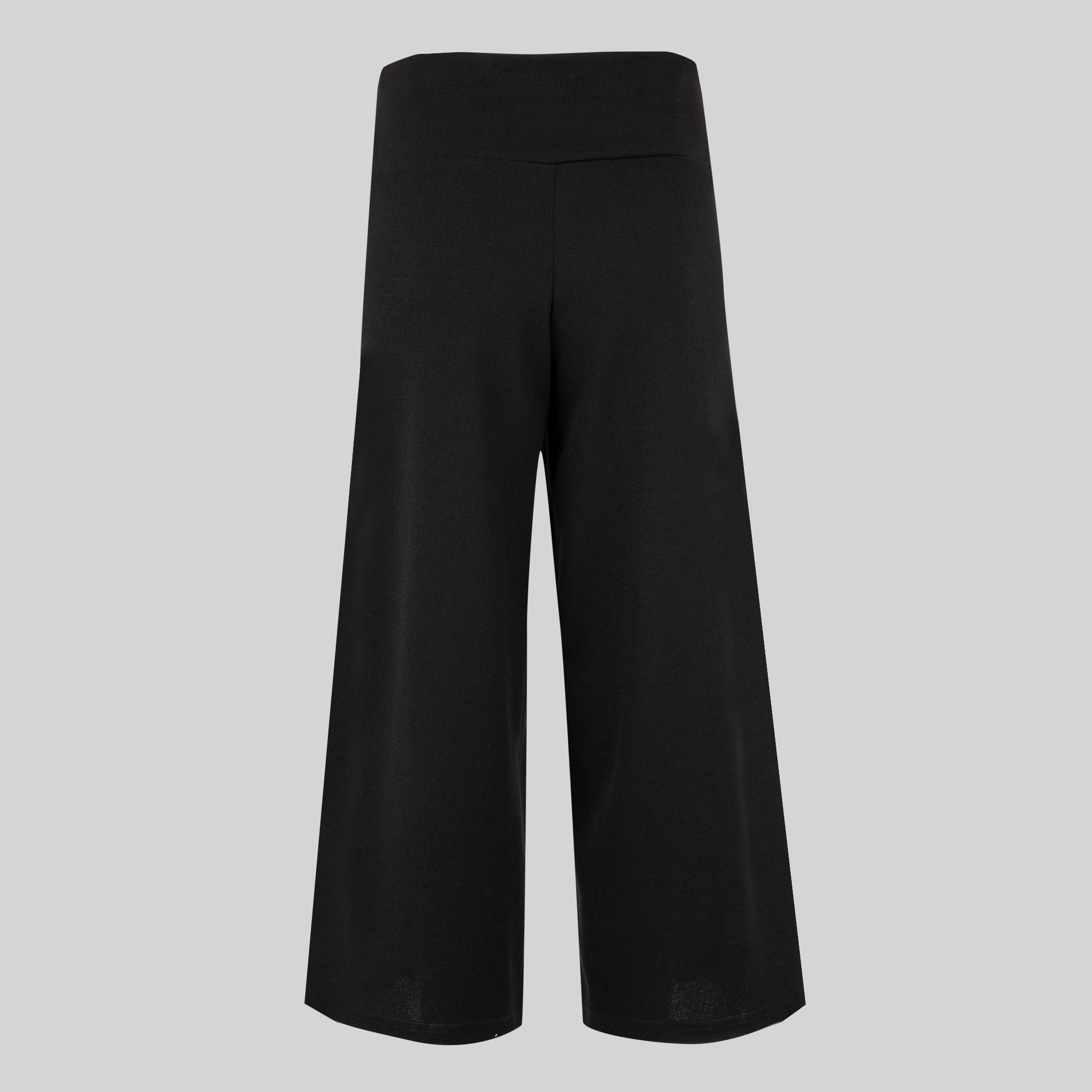 Gary's Pants pantalon culotte femme noir jambes larges