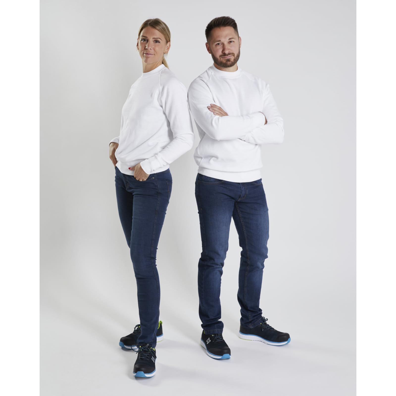 Würth MODYF Les essentiels sweat travail blanc col rond 3XL