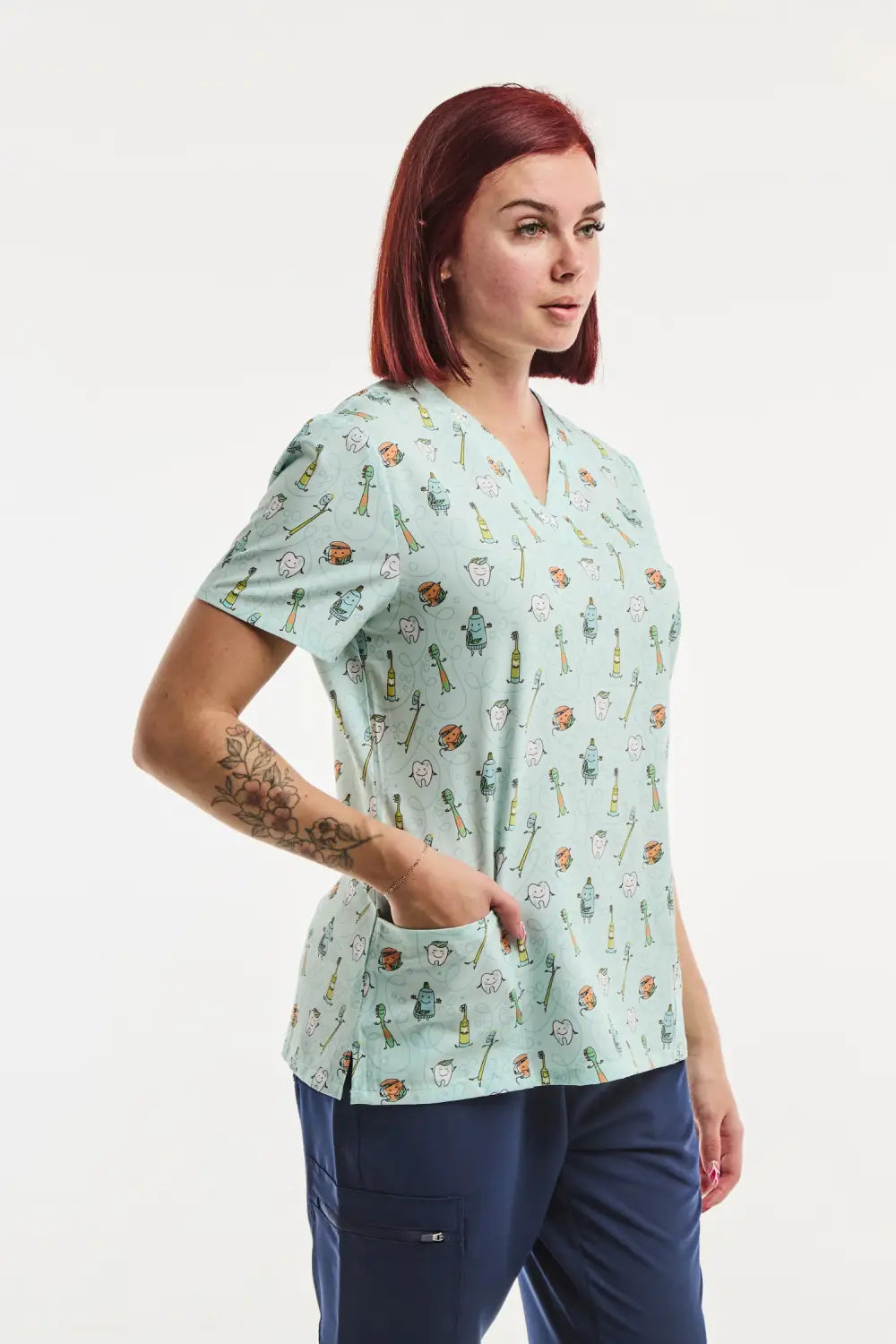 Aelin Paris Brosse Party tunique médicale femme stretch