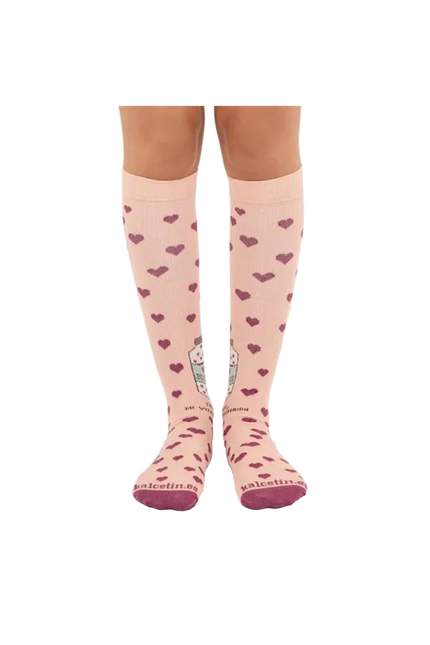 Enfermania Ropa chaussettes compression coeurs taille S/M