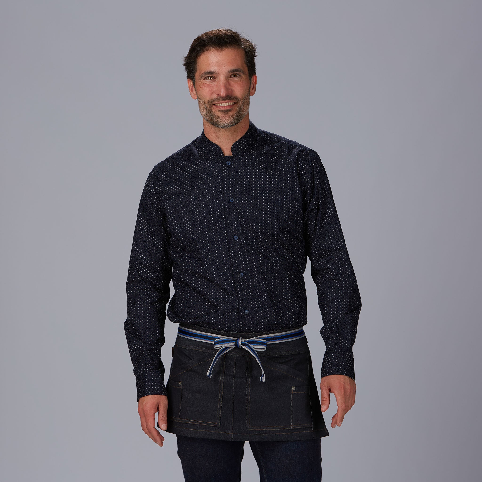 Gary's Sahara 330500 tablier court denim noir 30x55 cm