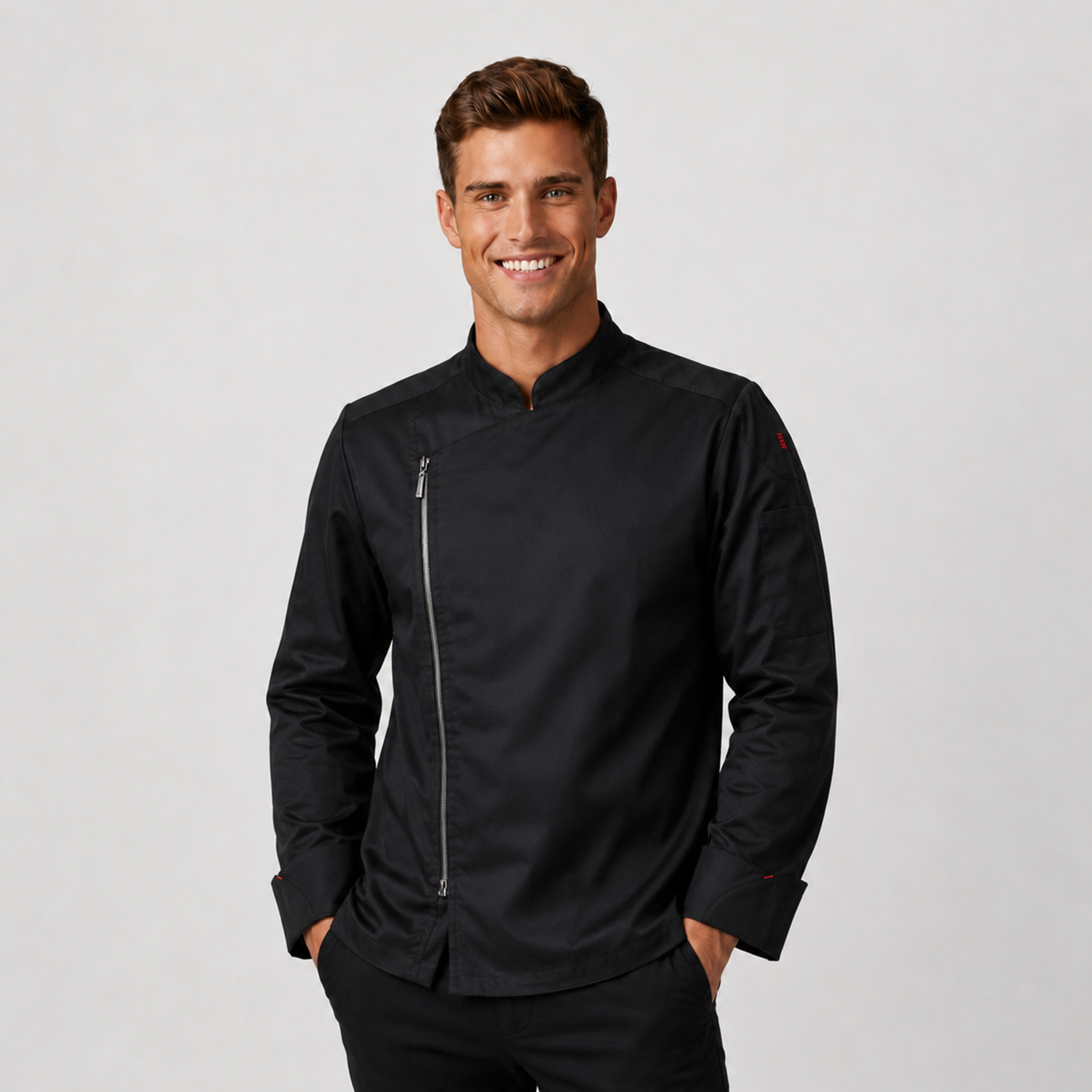 GARY'S Chef Anubis veste cuisine noire élastique