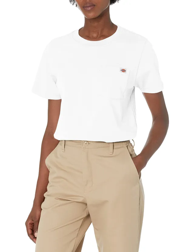 Dickies T-shirts T-Shirt Poche Lourde Blanc Femme M