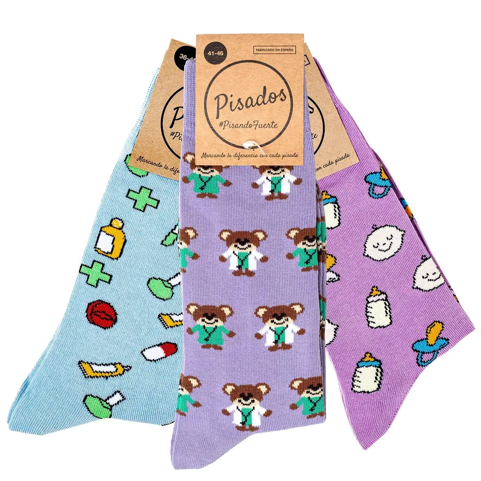 Enfermania Pack 3 Chaussettes Basses Pédiatrie Pharmacie