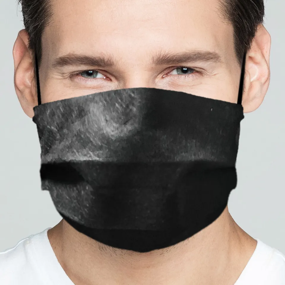 ILKOTT AA83 #0014 masque tissu 3 plis imprimé lot de 2 lavable