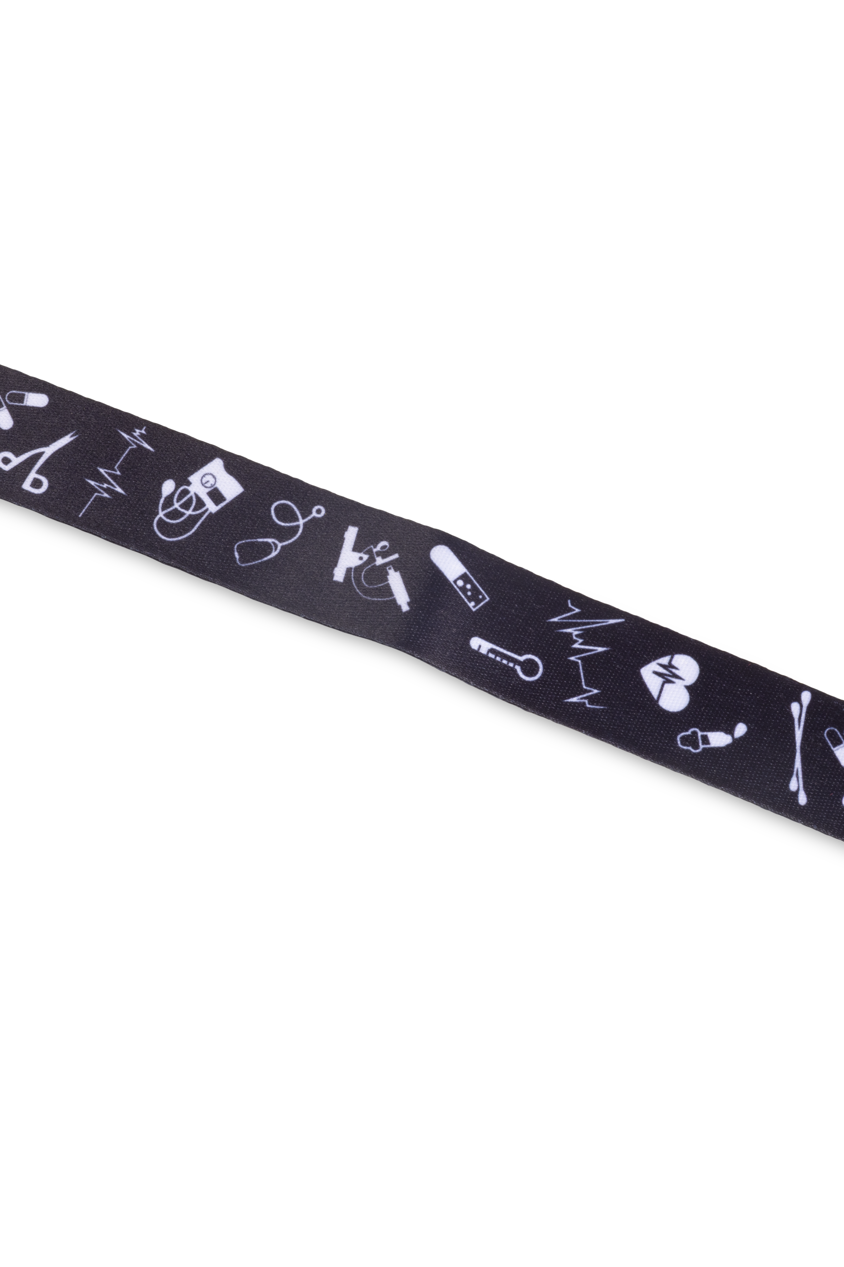 Enfermania Black Collection tour de cou porte-badge noir