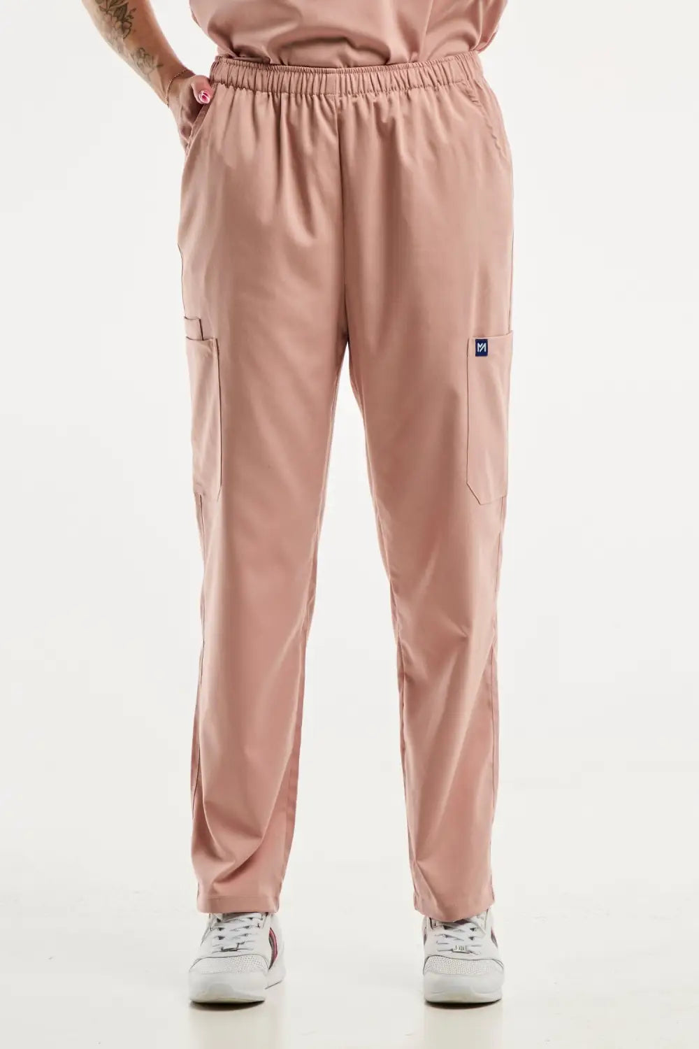 Aelin EMMA tenue médicale Femme Rose clair stretch poches