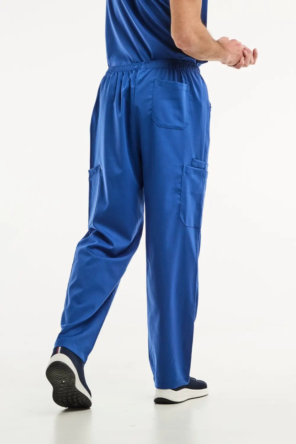 Aelin Luca pantalon médical homme bleu roi stretch