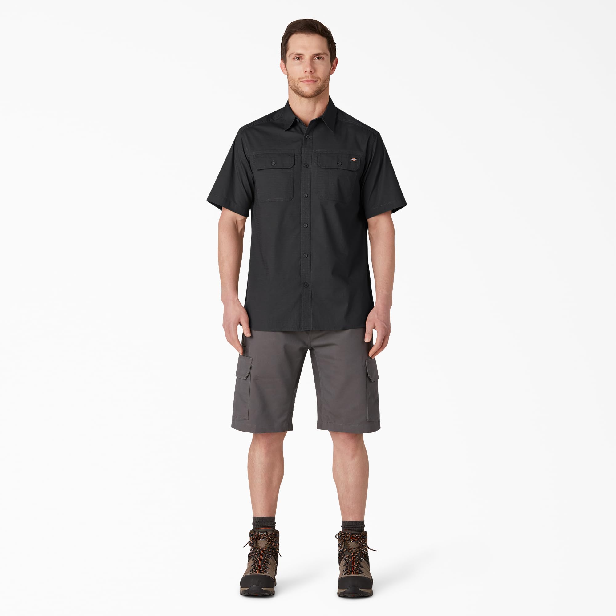Dickies Chemise de Travail Flex Noir Rincé Taille L