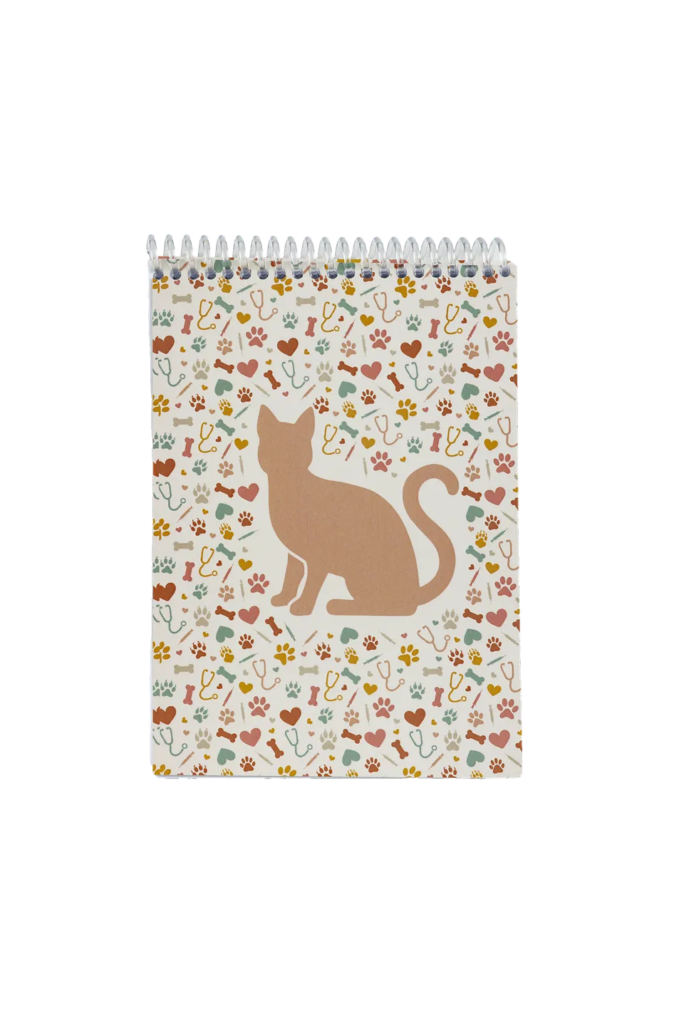 Enfermania Papelería Libreta A6 carnet spirale Vets 50 pages