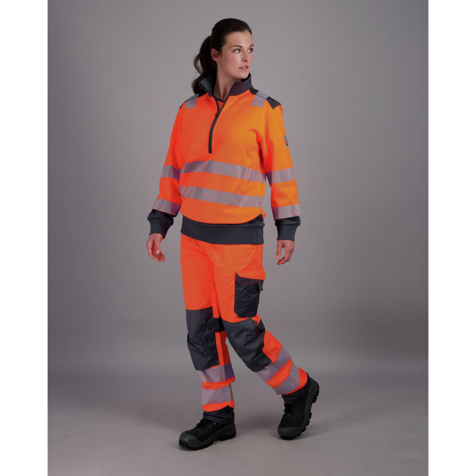 Würth MODYF Fluo sweat zippé haute visibilité orange taille M