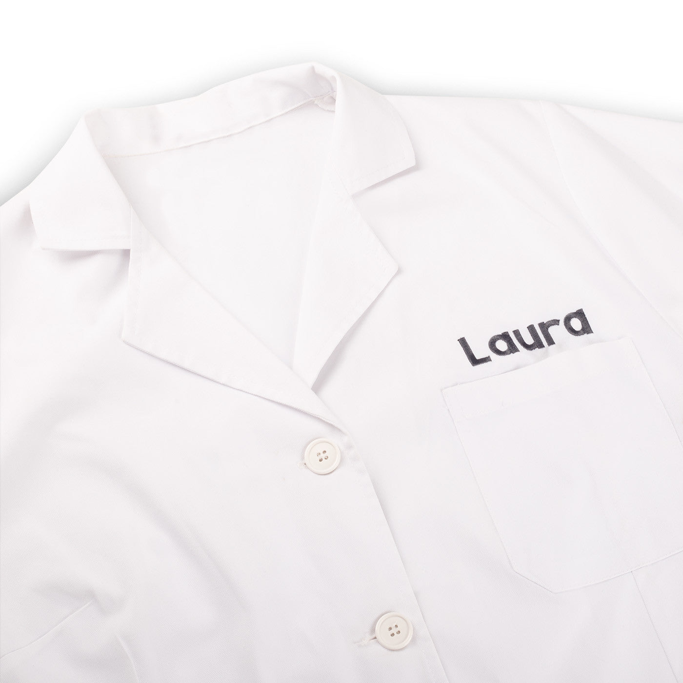 Enfermania Ropa Blouse blanche femme sergé 65% polyester